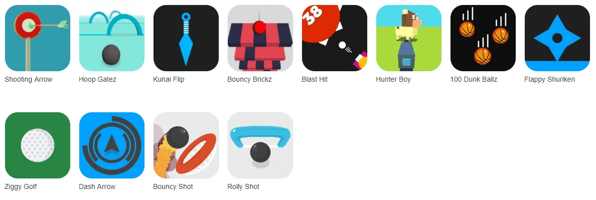 Published Mobile Apps