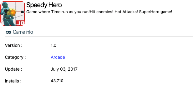 Speedy Hero Installs