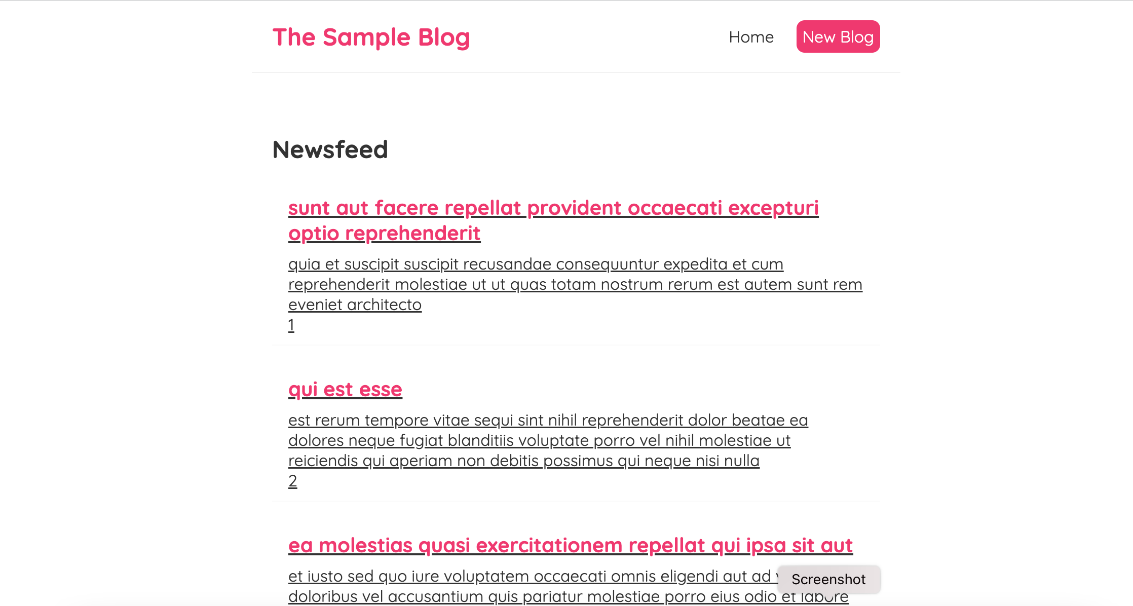 React.js Blog