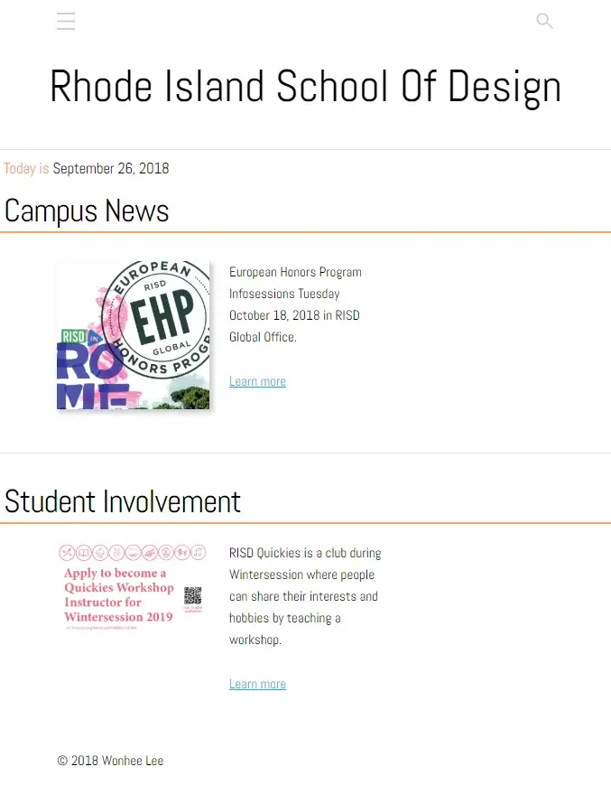 Freelance Website